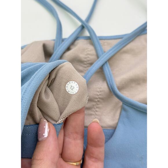 Lululemon blue free to be tank - size 12 - Picture 3 of 6